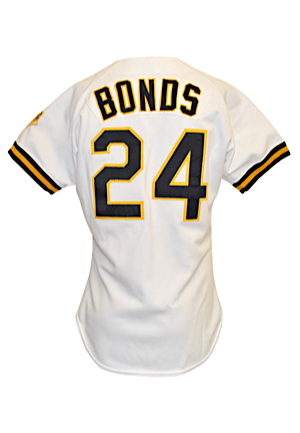 1992 Barry Bonds Pittsburgh Pirates Game-Used Home Jersey (NL MVP & Batting Champion Season)