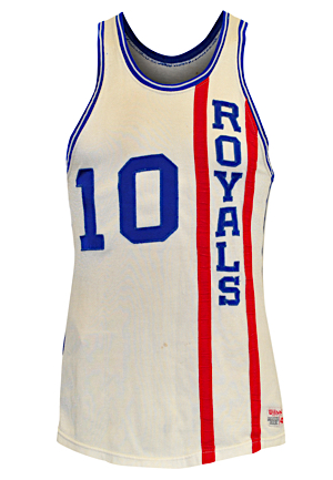 Late 1960s Adrian "Odie" Smith Cincinnati Royals Game-Used Home Uniform (2)(Graded 9)