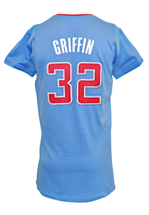 12/22/13 Blake Griffin Los Angeles Clippers Game-Used Powder Blue Road Jersey