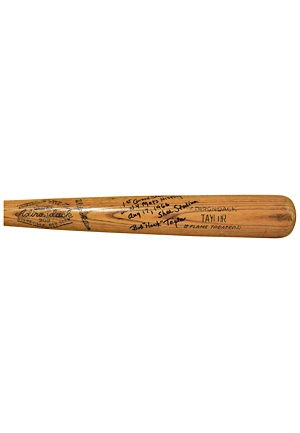 8/17/1966 Bob "Hawk" Taylor New York Mets Game-Used & Autographed Grand Slam Bat (JSA • PSA/DNA • First Pinch-Hit Grand Slam In Shea Stadium)