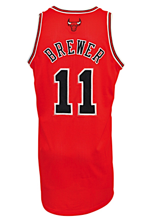 12/25/2010 Ronnie Brewer Chicago Bulls Game-Used Christmas Day Road Jersey (NBA LOA)