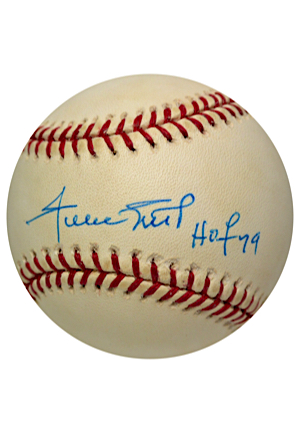 Willie Mays Single-Signed ONL Baseballs With "Say Hey Kid" & "HOF 79" Inscriptions (4)(JSA)