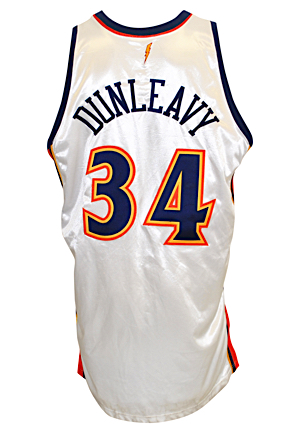 2003-04 Mike Dunleavy Jr. Golden State Warriors Game-Used Home Jersey