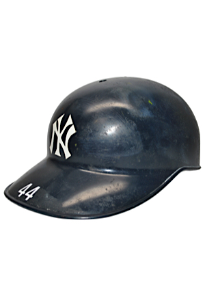 Late 1970s Reggie Jackson New York Yankees Game-Used Helmet (Rare JAX Notation)