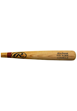 1998 Mark McGwire St. Louis Cardinals Game-Used Bat (PSA/DNA GU8.5 • 70-HR Season)