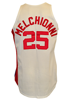 1988 Bill Melchionni New Jersey Nets ABA Team-Issued Home Jersey (Melchionni LOA)