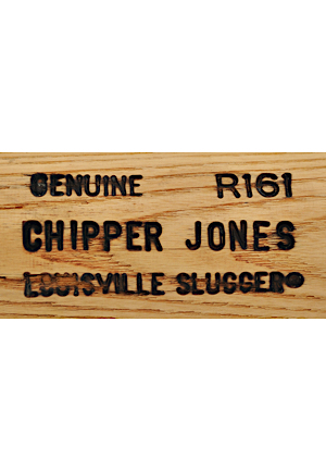 Circa 1992 Chipper Jones Atlanta Braves Game-Used & Autographed Bat (Full JSA LOA • PSA/DNA)