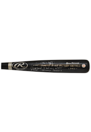 6/3/2007 Gary Sheffield Detroit Tigers Game-Used & Autographed Home Run Bat (JSA • PSA/DNA GU 10 • Career HR No. 468) 