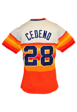 Late 1970s César Cedeño Houston Astros Game-Used Home Uniform (2)