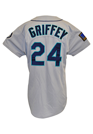 1994 Ken Griffey Jr. Seattle Mariners Game-Used & Autographed Road Jersey (JSA)