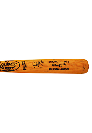 Robin Yount Milwaukee Brewers Game-Used & Autographed Bat (JSA • PSA/DNA GU9)