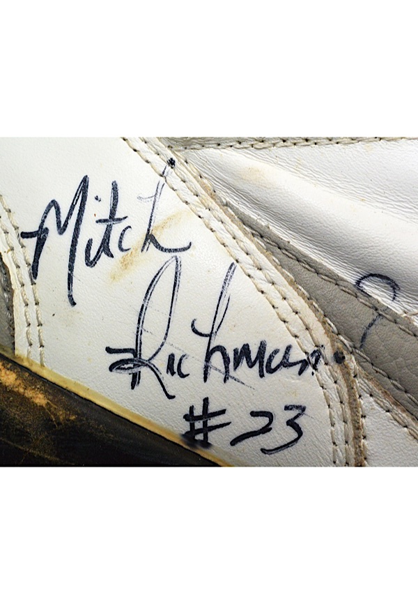 Mitch Richmond Signed Game-Used Nike Basketball Shoe (JSA Group