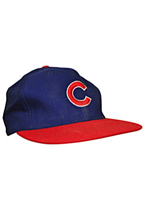 Circa 1994 Chicago Cubs Game-Used Cap Attributed To Ryne Sandberg