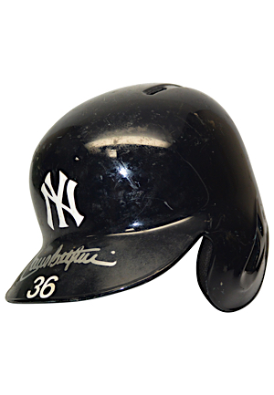 New York Yankees Game-Used & Autgraphed Batting Helmets — Carlos Beltran, Mark Teixeira, Jacoby Ellsbury & Brian McCann (4)(JSA • MLB Hologram • PSA/DNA • Steiner Sports LOA)