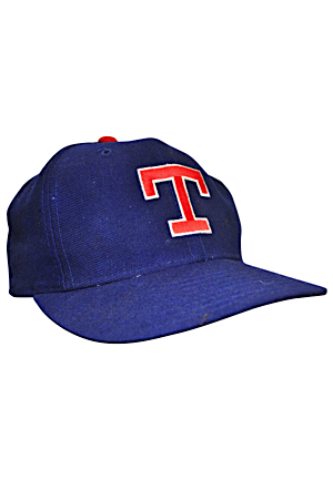 Circa 1993 Texas Rangers Game-Used Cap Attributed To Nolan Ryan