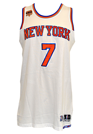 1/6/2017 Carmelo Anthony New York Knicks Game-Used Road Jersey (Steiner • Photo-Matched)