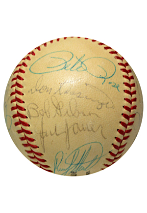 1968 National League All-Stars Team-Signed ONL Baseball (JSA)
