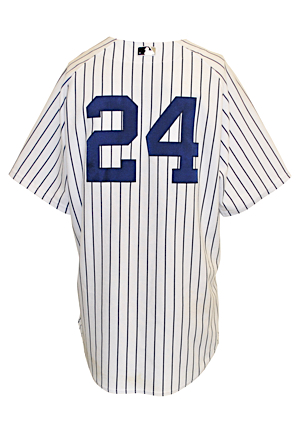 4/7/2011 Robinson Cano New York Yankees Game-Used Home Jersey (MLB Authenticated • Steiner • Photo-Matched)