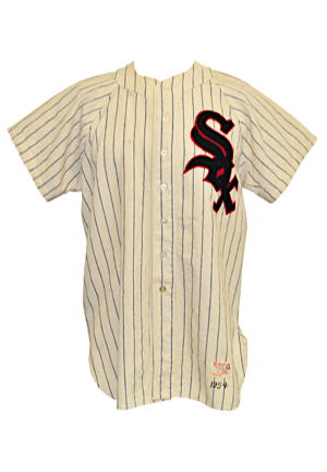 1954 Luis Aloma Chicago White Sox Game-Issued Home Flannel Jersey