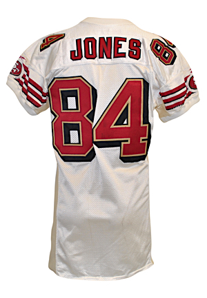 1997 Brent Jones San Francisco 49ers Game-Used Road Uniform (2)
