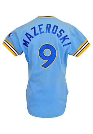 1980 Bill Mazeroski Seattle Mariners Coaches-Worn & Autographed Road Uniform (2)(JSA • Mazeroski LOA)