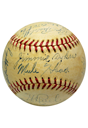 1937 Chicago White Sox Team-Signed OAL Baseball (Full JSA)