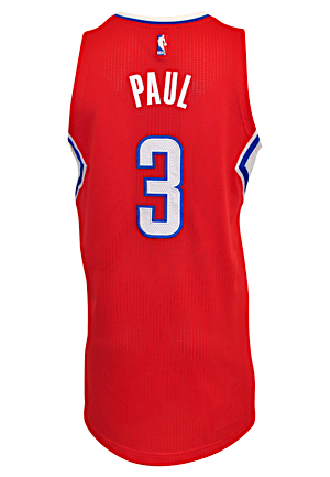 2015-16 Chris Paul Los Angeles Clippers Game-Used Road Jersey