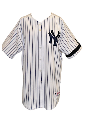 New York Yankees Game-Issued Home Jerseys - Jorge Posada & Yogi Berra (2)(Steiner LOAs)