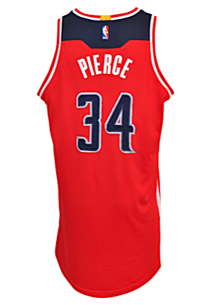2014-15 Paul Pierce Washington Wizards Game-Used Road Jersey