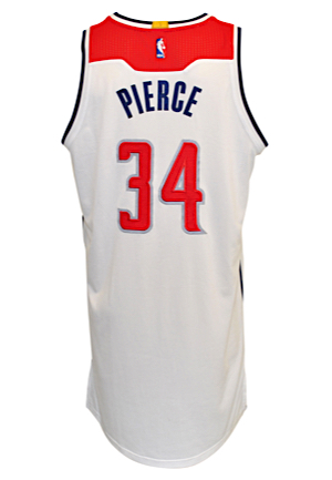 2014-15 Paul Pierce Washington Wizards Game-Used Home Jersey