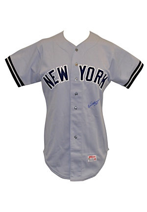 1980s New York Yankees Road Jerseys - Elliott Maddox & Pat Clements (JSA • Steiner LOAs)