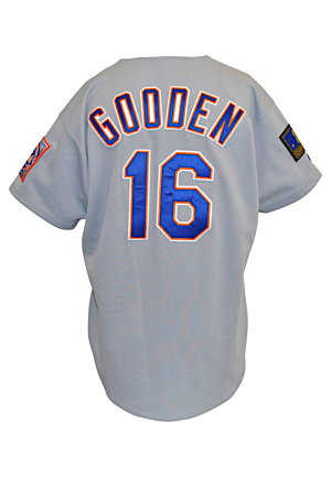 1994 Dwight "Doc" Gooden New York Mets Game-Used Road Jersey