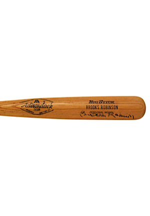1968-70 Brooks Robinson Baltimore Orioles Game-Used & Autographed Bat (JSA • PSA/DNA GU8)
