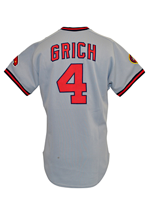 1985 Bobby Grich California Angels Game-Worn & Autographed Road Jersey (JSA)