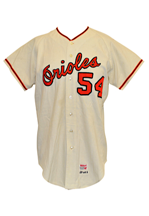 1968 Baltimore Orioles Team-Issued Home Flannel Jersey