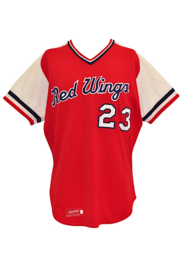 Lot Detail - 1978 Rochester Red Wings Game-Used Home Jersey