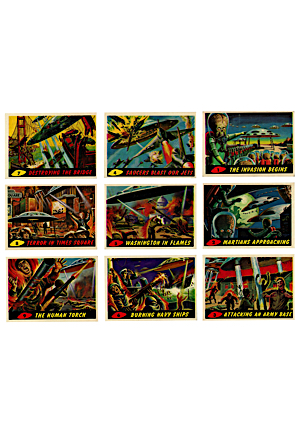 1962 Topps "Mars Attack" Non-Sports Card Set (55)