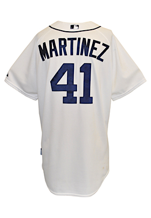 7/27/2013 Victor Martinez Detroit Tigers Game-Used Home Jersey (MLB Authenticated)