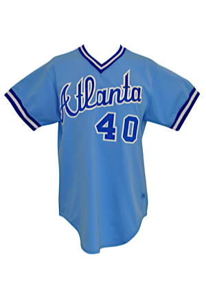 1985 Bruce Sutter Atlanta Braves Game-Used Road Jersey