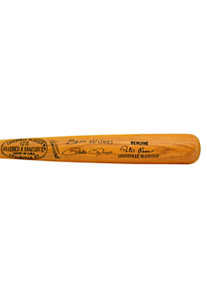 1970 Pete Rose Cincinnati Reds Game-Used & Autographed Bat (JSA • PSA/DNA GU9 • World Series Season)