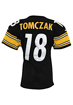 1999 Mike Tomczak Pittsburgh Steelers Game-Used Home Jersey (Steelers LOA)
