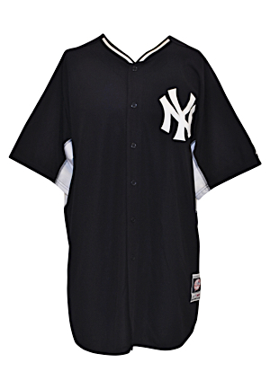 2015 Dellin Betances New York Yankees Team-Issued Home & Road BP Tops & Caps (4)(MLB Authenticated • Steiner)