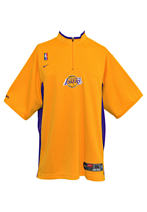 Los Angeles Lakers Player-Worn Warm-Up Shirts Attributed To Kobe Bryant (3)