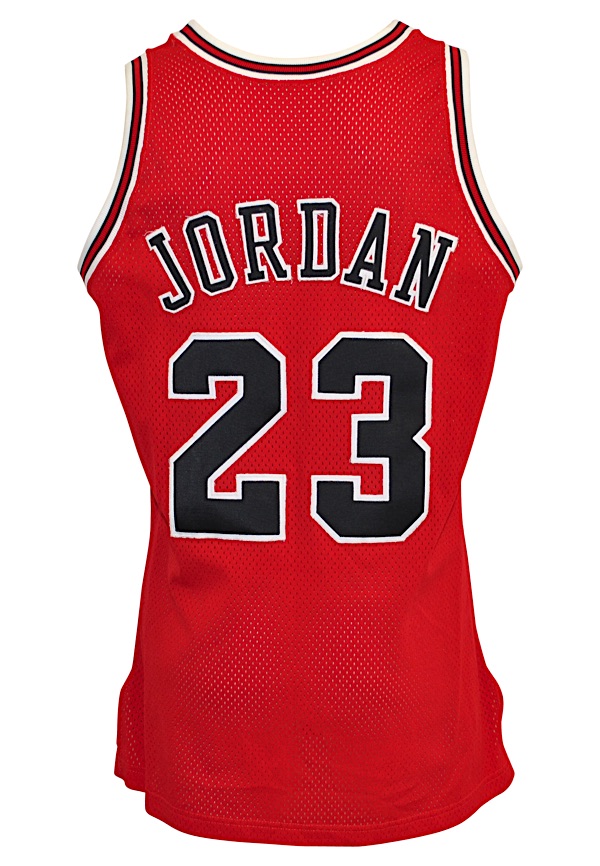Michael Jordan Signed 1996-97 Chicago Bulls Game Issued Jersey JSA & M —  Showpieces Sports