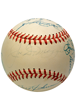 1947 New York Yankees Team-Signed OAL Baseball (JSA • Championship Season)