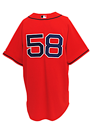 2008 Jonathan Papelbon Boston Red Sox Game-Used Red Alternate “Friday Night” Home Jersey