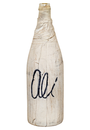 1978 Muhammad Ali Training-Used & Autographed Water Bottle (Training Camp Employee LOP)
