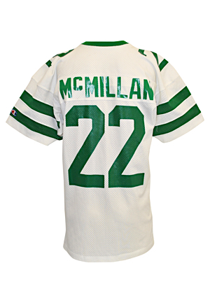 1989 Erik McMillan New York Jets Game-Used Road Jersey