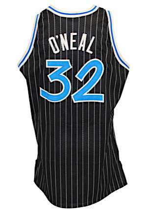 1992-93 Shaquille ONeal Orlando Magic Game-Used Rookie Road Jersey (Milwaukee Bucks LOA • ROY Season)