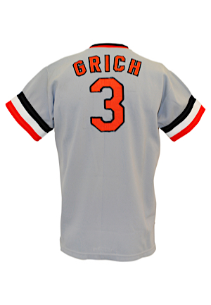 1972 Baltimore Orioles Bobby Grich Game-Used & Autographed Road Jersey (JSA • Photo-Matched • One Year Style)